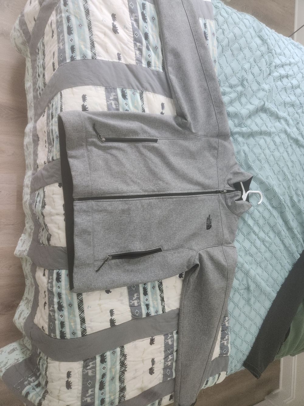 The North Face Men's Heather Gray Full-Zip Performance Jacket